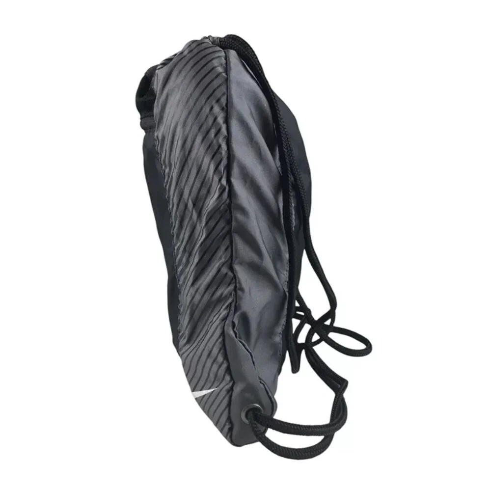 Nike‎ Drawstring Polyester Gym Sack Pack Black/Gray Backpack